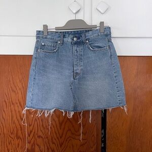 H&M denim mini skirt